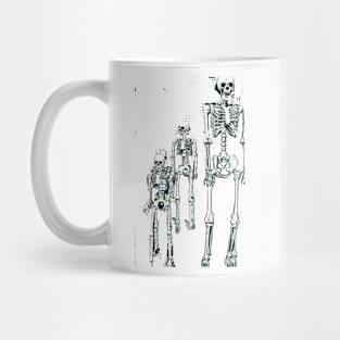 3 skeletons bywhacky Mug